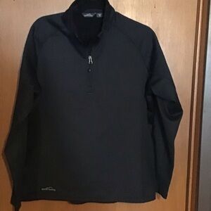 Eddie Bauer Men's Black Half-Zip Jacket